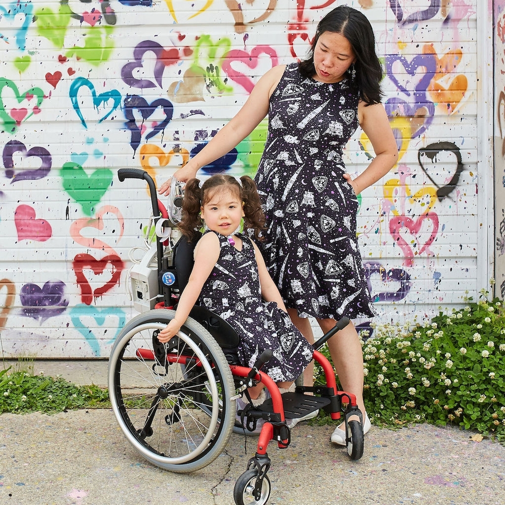 “One Small Step” princess Awesome Knee-Length Sleeveless pocket dress